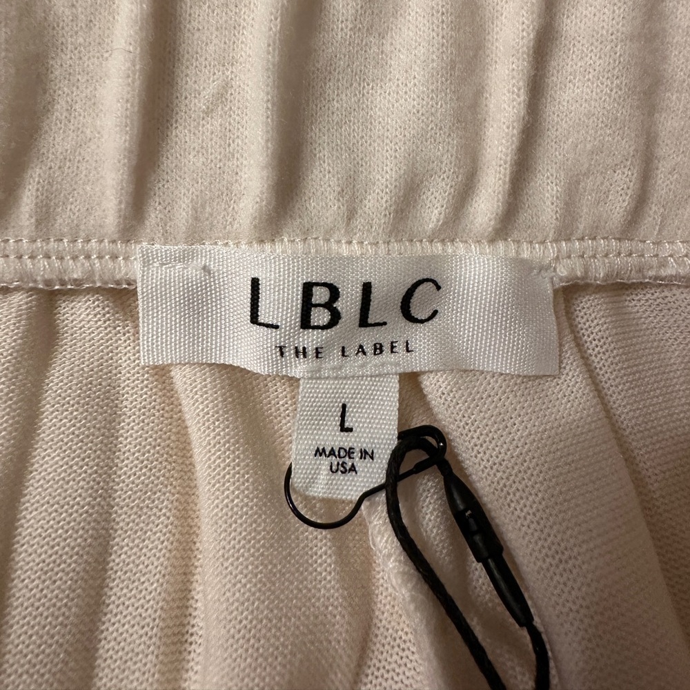LBLC The Label Cream Ezra Cozy Pants - NWT - Size L - Picture 10 of 13